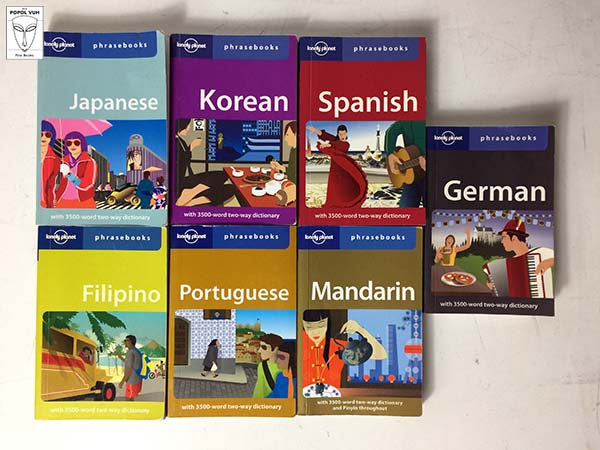 Collection of Lonely Planet Phrasebooks